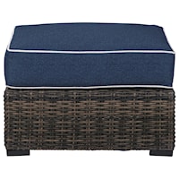 Square Ottoman with Cushion