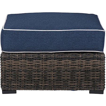 Square Ottoman with Cushion
