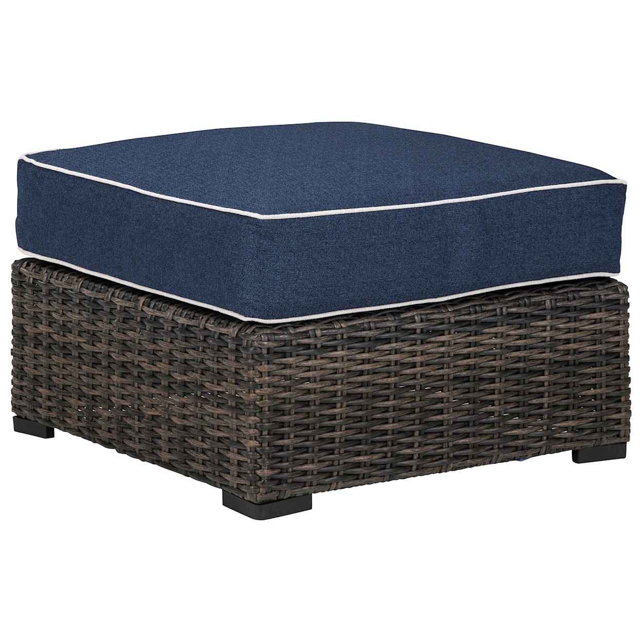 Signature Design by Ashley Grasson Lane Ottoman with Cushion