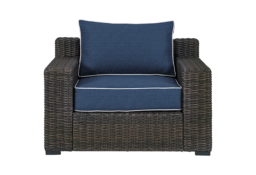 Grasson Lane Lounge Chair w/ Cushion by Signature Design by Ashley at VanDrie Home Furnishings