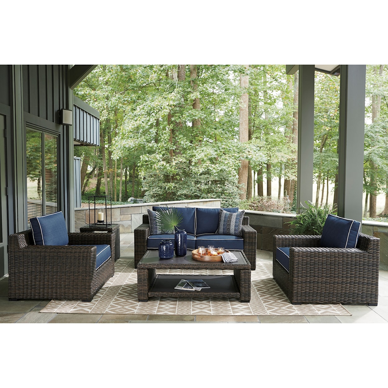 Signature Design by Ashley Grasson Lane Outdoor Conversation Set