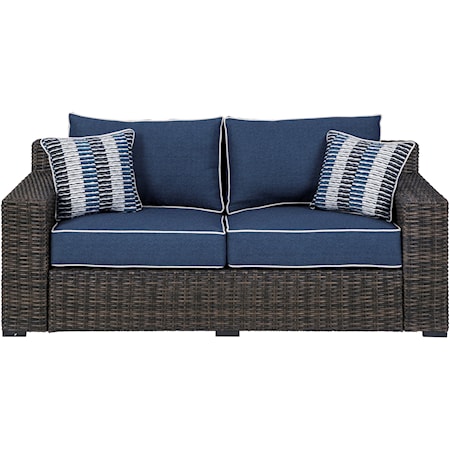 Contemporary Loveseat with Cushion