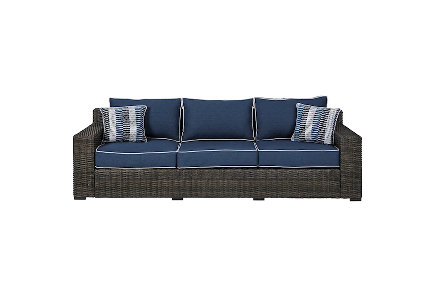 Grasson Lane Sofa with Cushion by Signature Design by Ashley at Z & R Furniture