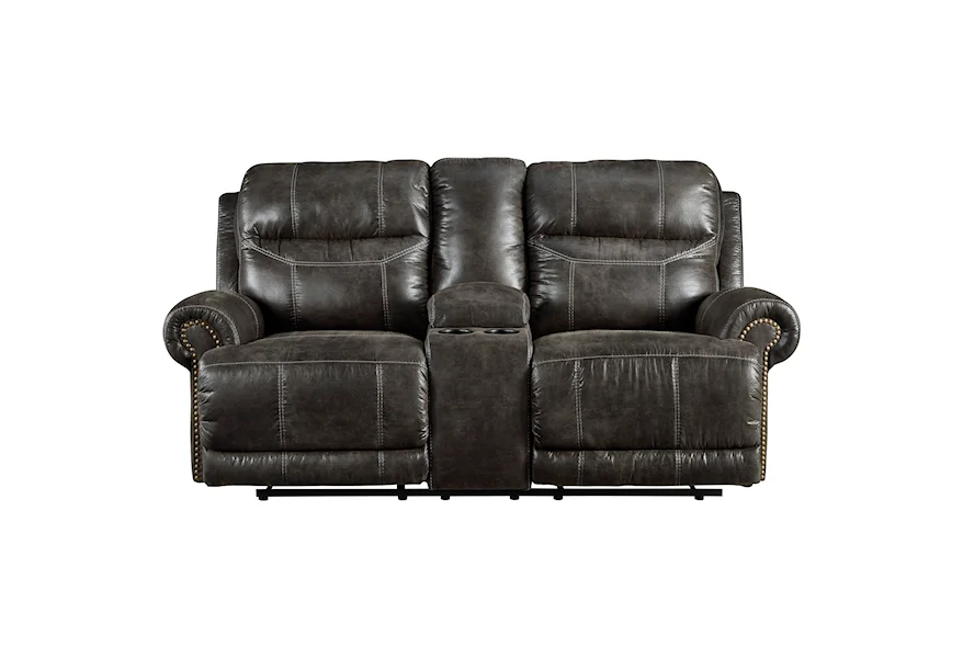 Grearview Power Reclining Loveseat with Console by Signature Design by Ashley at Royal Furniture