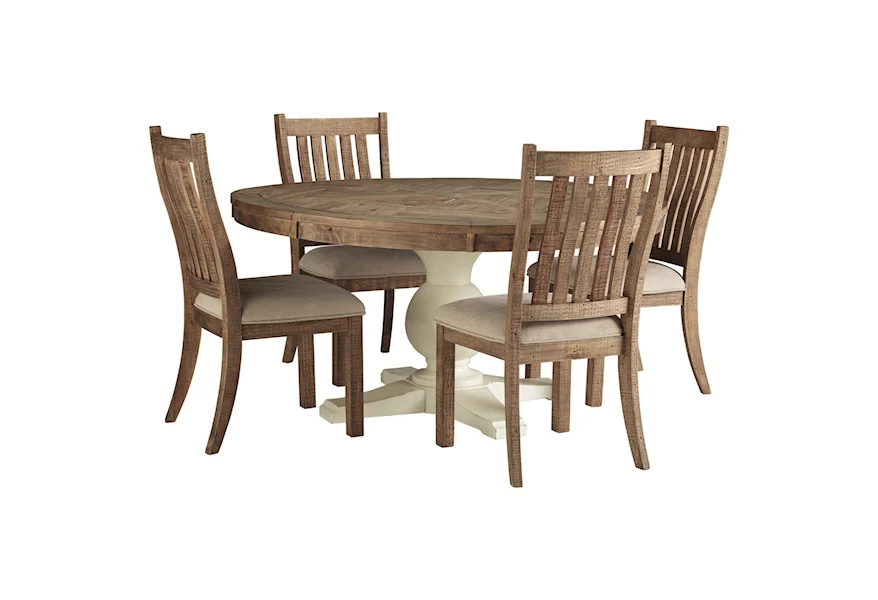 Grindleburg 5 Piece Table and Chair Set by Signature Design by Ashley Furniture at Sam's Appliance & Furniture