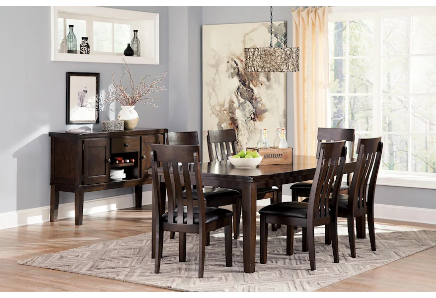 Haddigan Formal Dining Room Group by Signature Design by Ashley at Dream Home Interiors