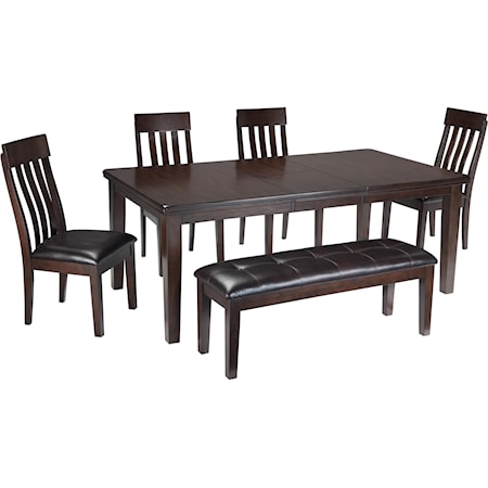 6-Piece Table, Chair and Bench Set