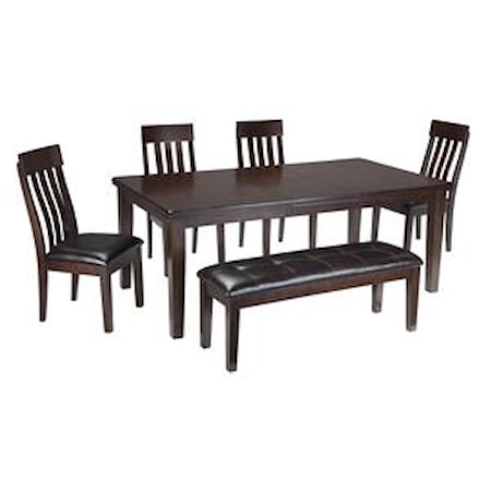 6-Piece Table, Chair and Bench Set