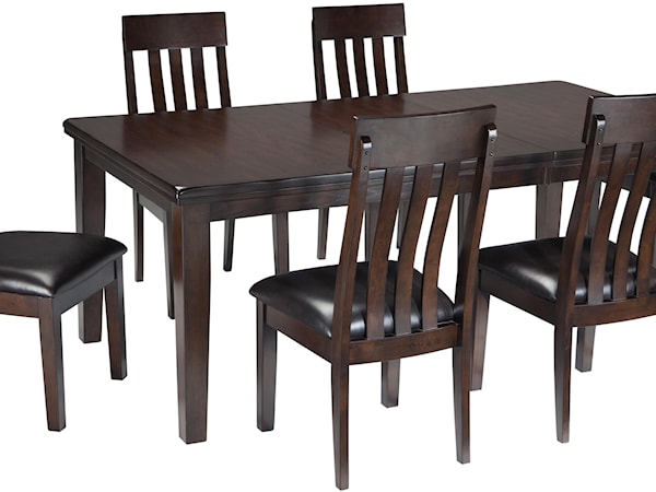 7-Piece Dining Room Table & Side Chair Set