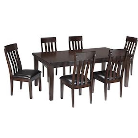 7-Piece Dining Room Table &amp; Side Chair Set