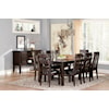 Signature Design by Ashley Haddigan 9-Piece Dining Room Table & Side Chair Set