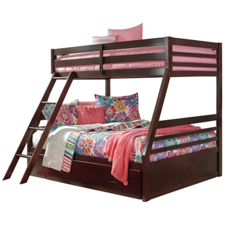 Twin/Full Bunk Bed w/ Under Bed Storage