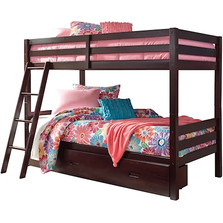 Twin/Twin Bunk Bed w/ Under Bed Storage