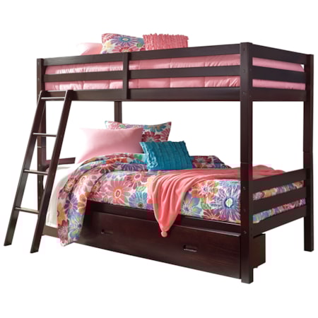 Twin/Twin Bunk Bed w/ Under Bed Storage