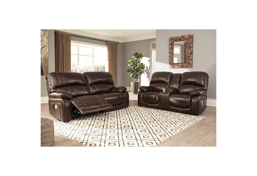 Hallstrung Power Reclining Living Room Group by Signature Design by Ashley Furniture at Sam's Appliance & Furniture