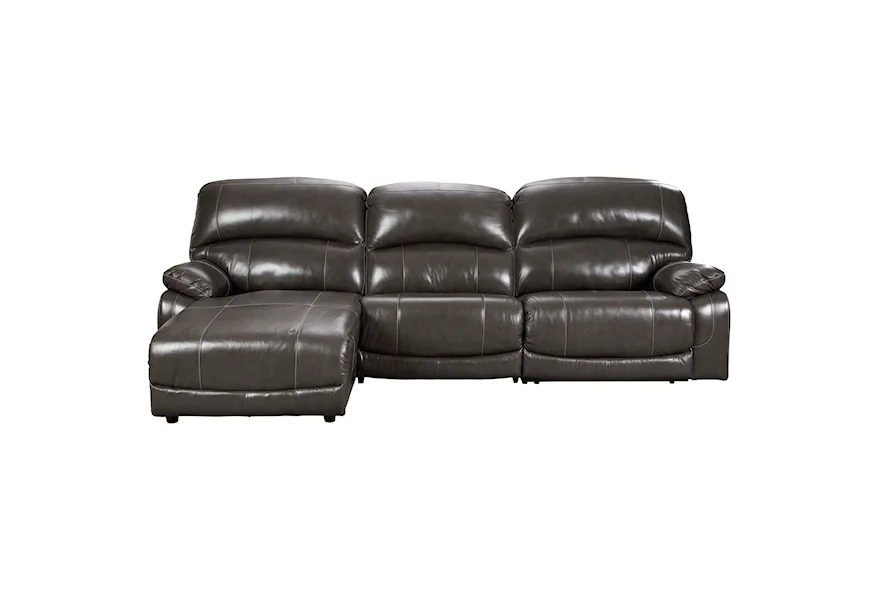 Hallstrung 3-Piece Reclining Sectional with Chaise by Signature Design by Ashley Furniture at Sam's Appliance & Furniture