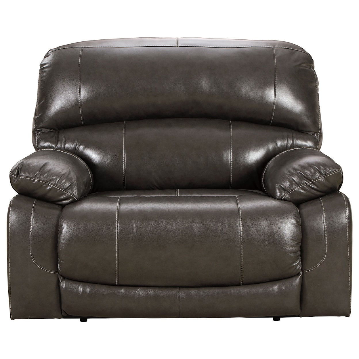 Signature Design by Ashley Furniture Hallstrung Power Wide Recliner