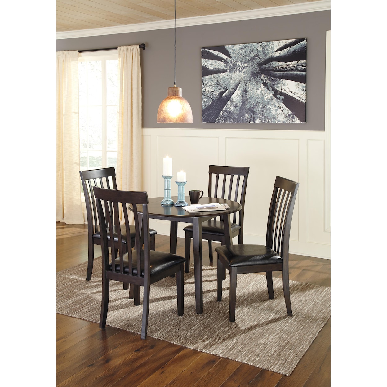 Signature Design by Ashley Griffin 5-Piece Drop-Leaf Dining Set