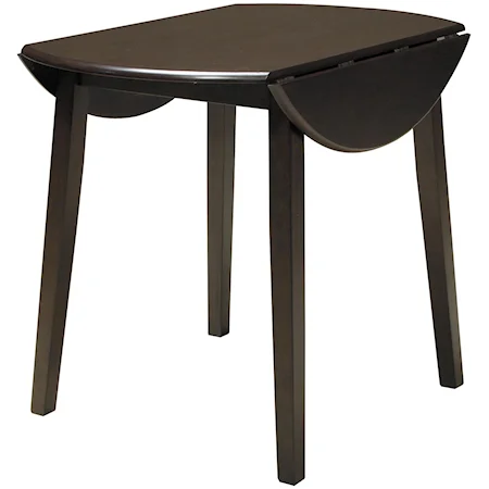 Round Dining Room Drop Leaf Table