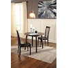 Ashley Furniture Signature Design Hammis Round Dining Room Drop Leaf Table
