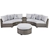 Signature Design by Ashley Harbor Court 4 PC Outdoor Sectional and Ottoman