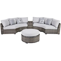 Outdoor Sectional and Ottoman
