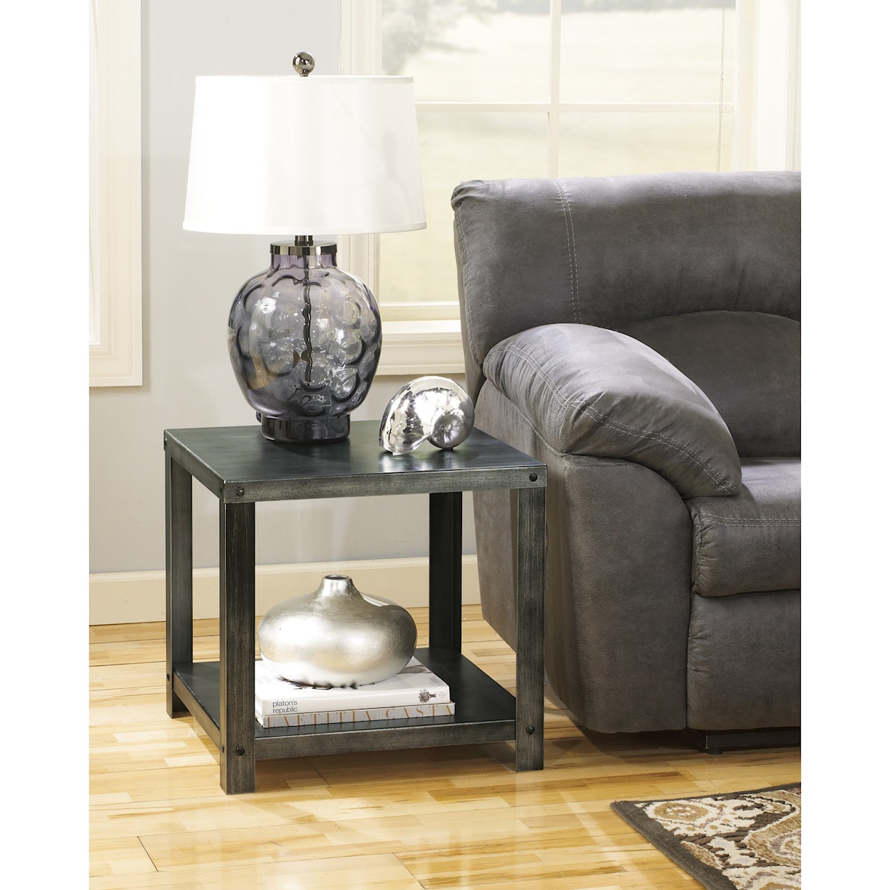 Ashley Furniture Signature Design Hattney Square End Table