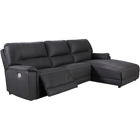 Power Reclining Sectional with Chaise