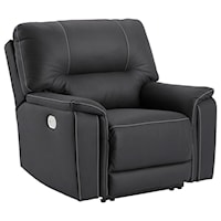 Power Recliner with Adjustable Headrest with USB Port