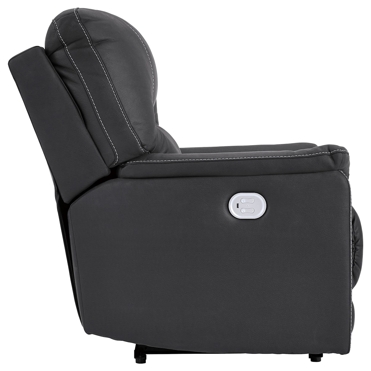 Signature Design by Ashley Henefer Power Recliner with Adjustable Headrest
