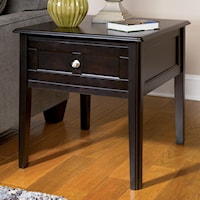 Rectangular End Table with Drawer