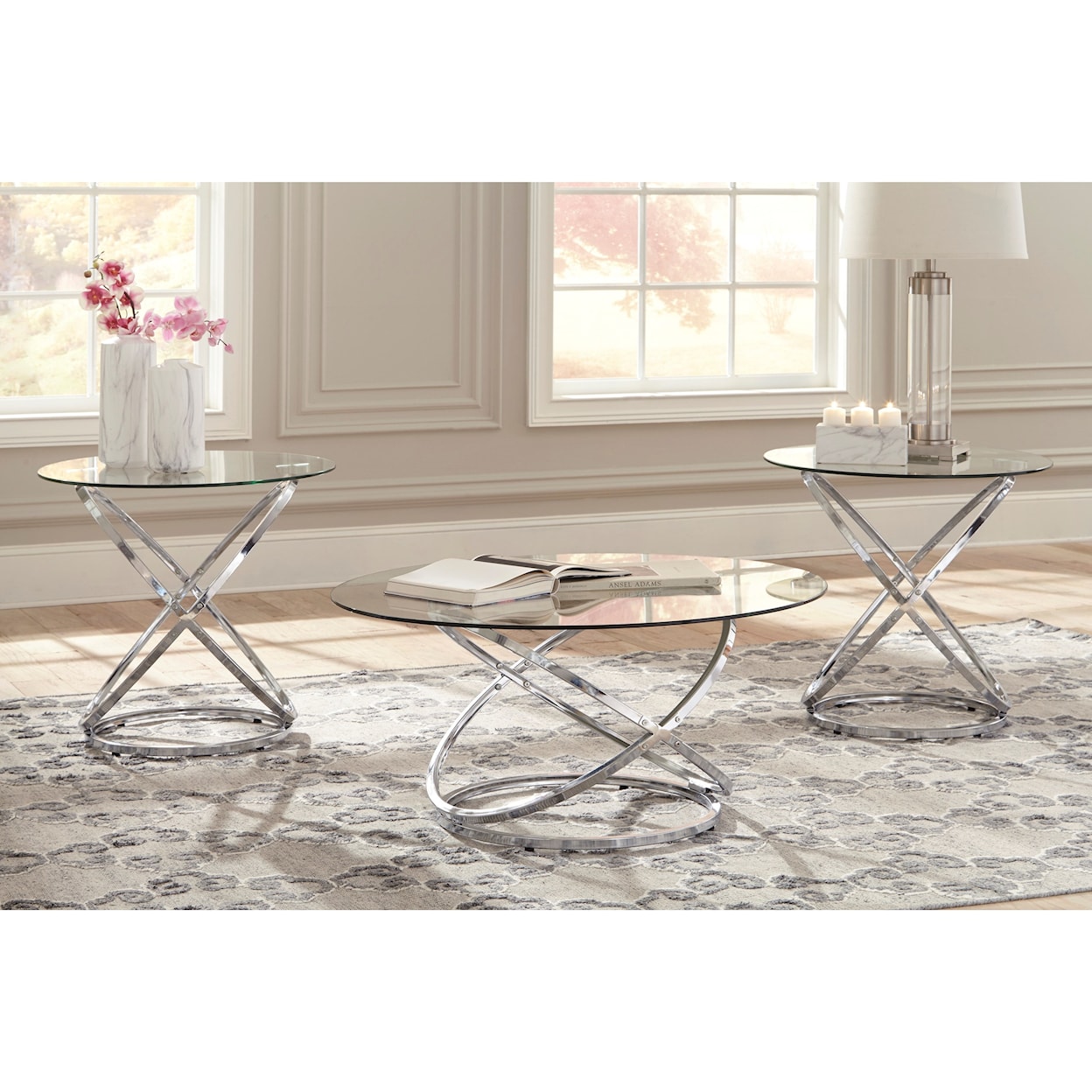 Ashley Signature Design Hollynyx Occasional Table Set