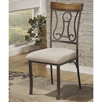 Dining Upholstered Side Chair with Harp Back