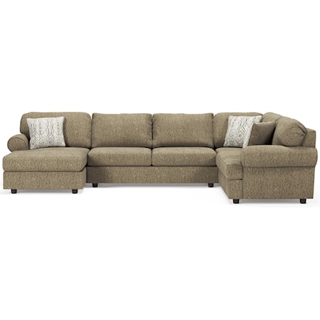 3-Piece Sectional with Chaise