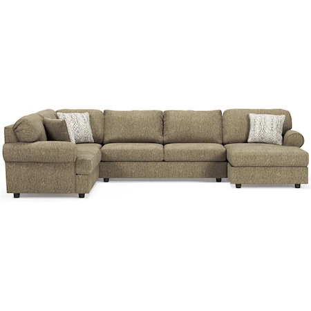 3-Piece Sectional with Chaise