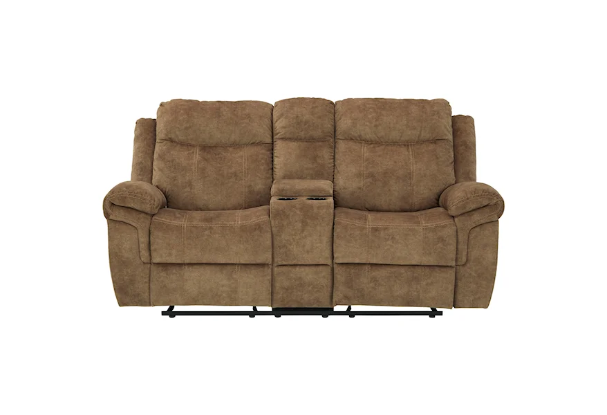 Huddle-Up Double Reclining Loveseat w/ Console by Signature Design by Ashley at Furniture Fair - North Carolina