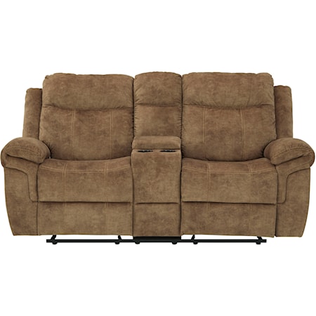 Double Reclining Loveseat w/ Console and USB Charging