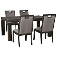 5-Piece Rectangular Dining Table Set