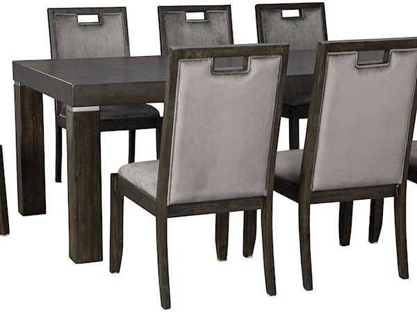 9-Piece Rectangular Dining Table Set