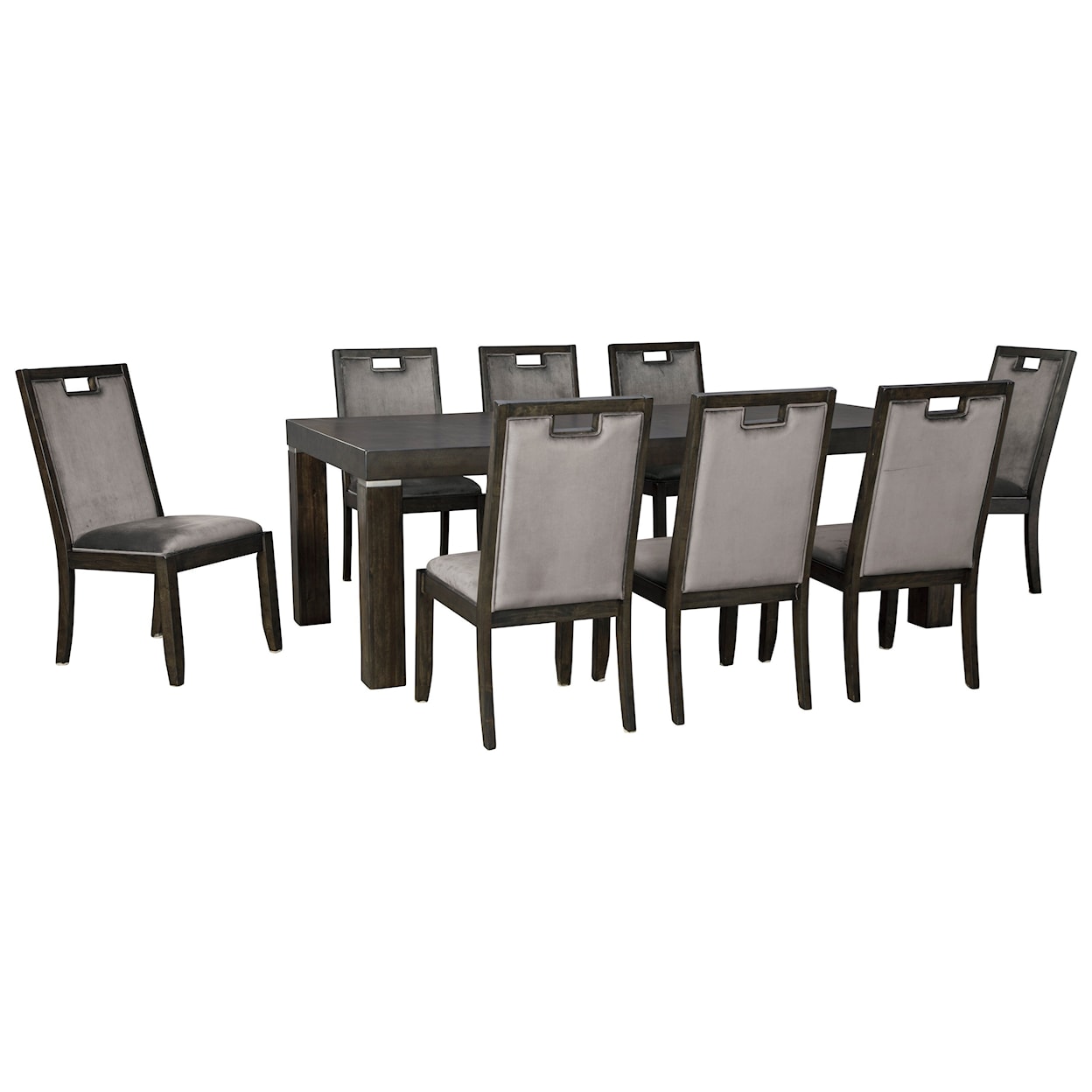 StyleLine Hyndell 9-Piece Rectangular Dining Table Set