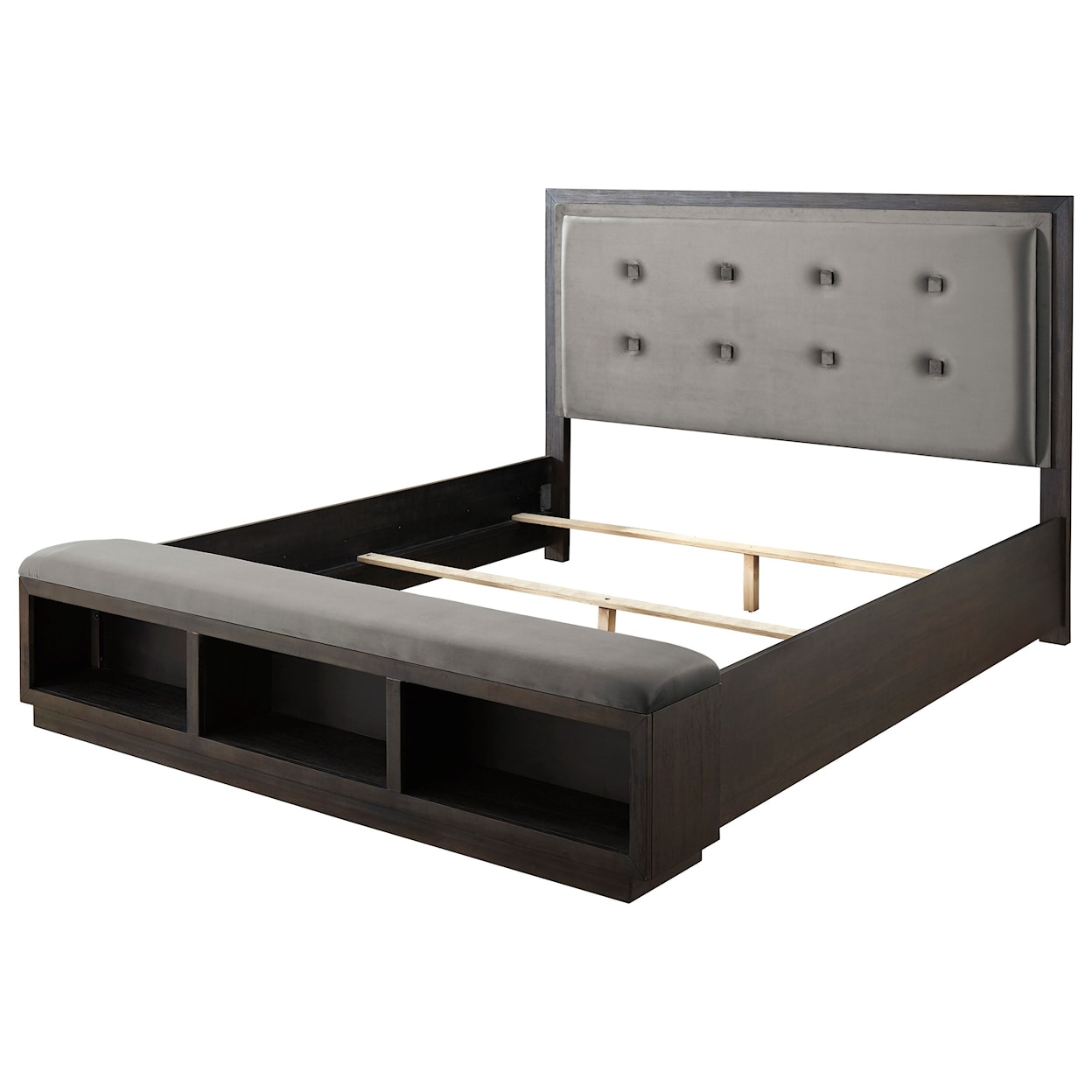 Signature Design by Ashley Hyndell King Upholstered Storage Bed