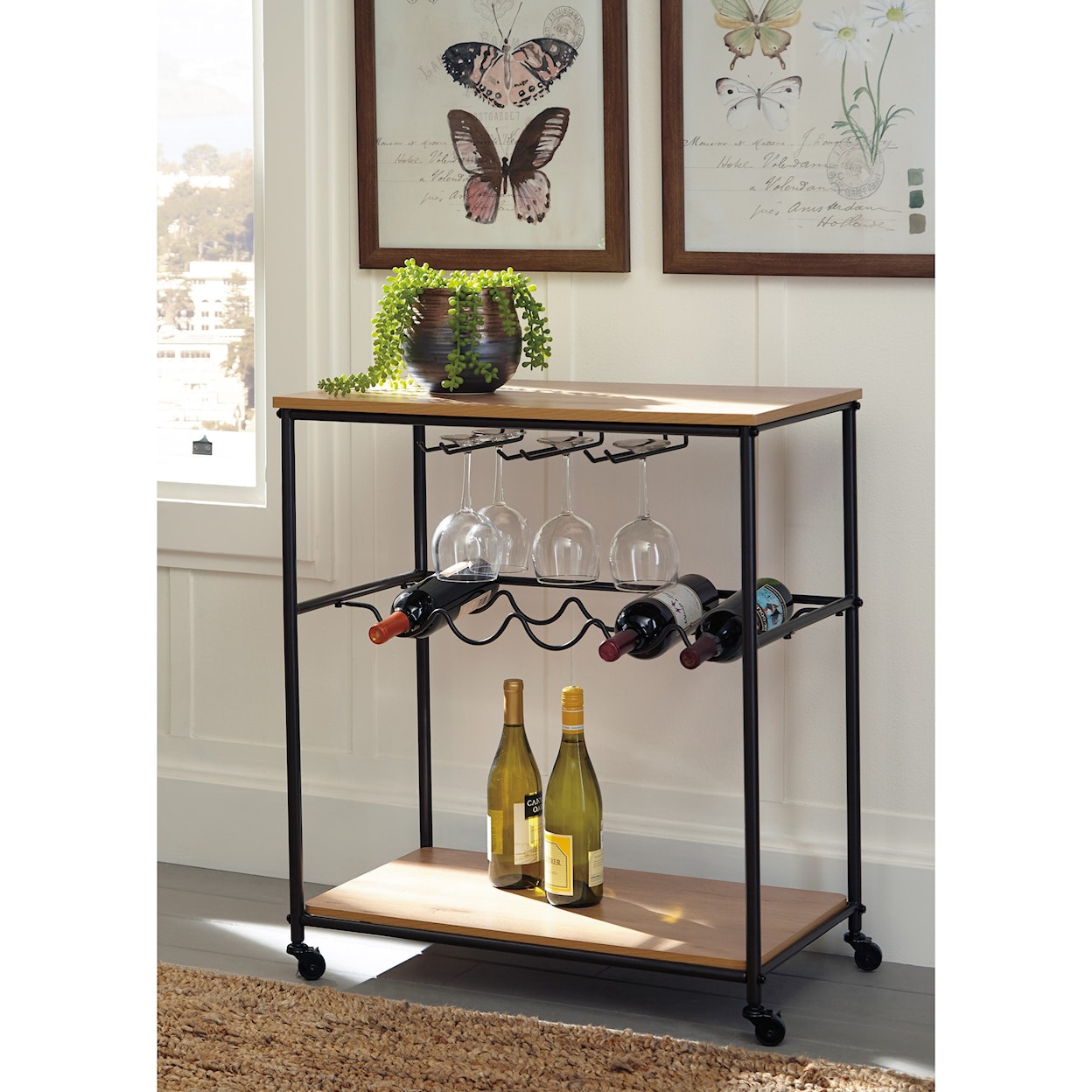 Signature Design by Ashley Jadonport Bar Cart