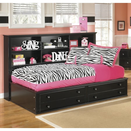 Twin Bookcase Bed