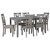 Ashley Signature Design Jayemyer 7-Piece Dining Table and Chairs Set