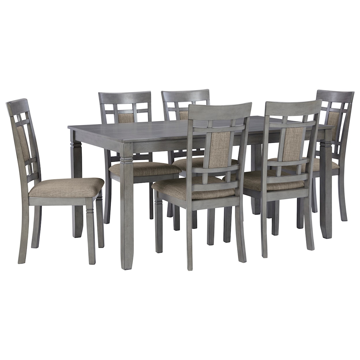 Signature Design by Ashley Jayemyer 7-Piece Dining Table and Chairs Set