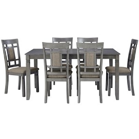 7-Piece Dining Table and Chairs Set