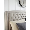 StyleLine ABBEY ARIA AVA Queen Upholstered Bed
