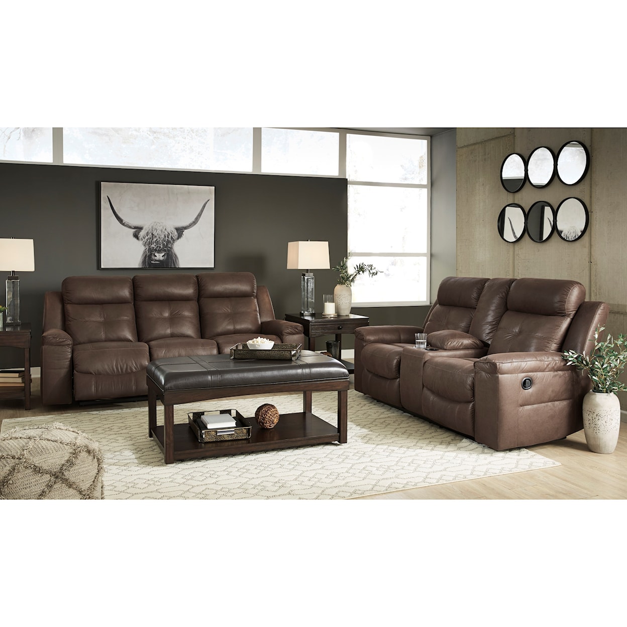 Signature Design by Ashley Jesolo Reclining Living Room Group