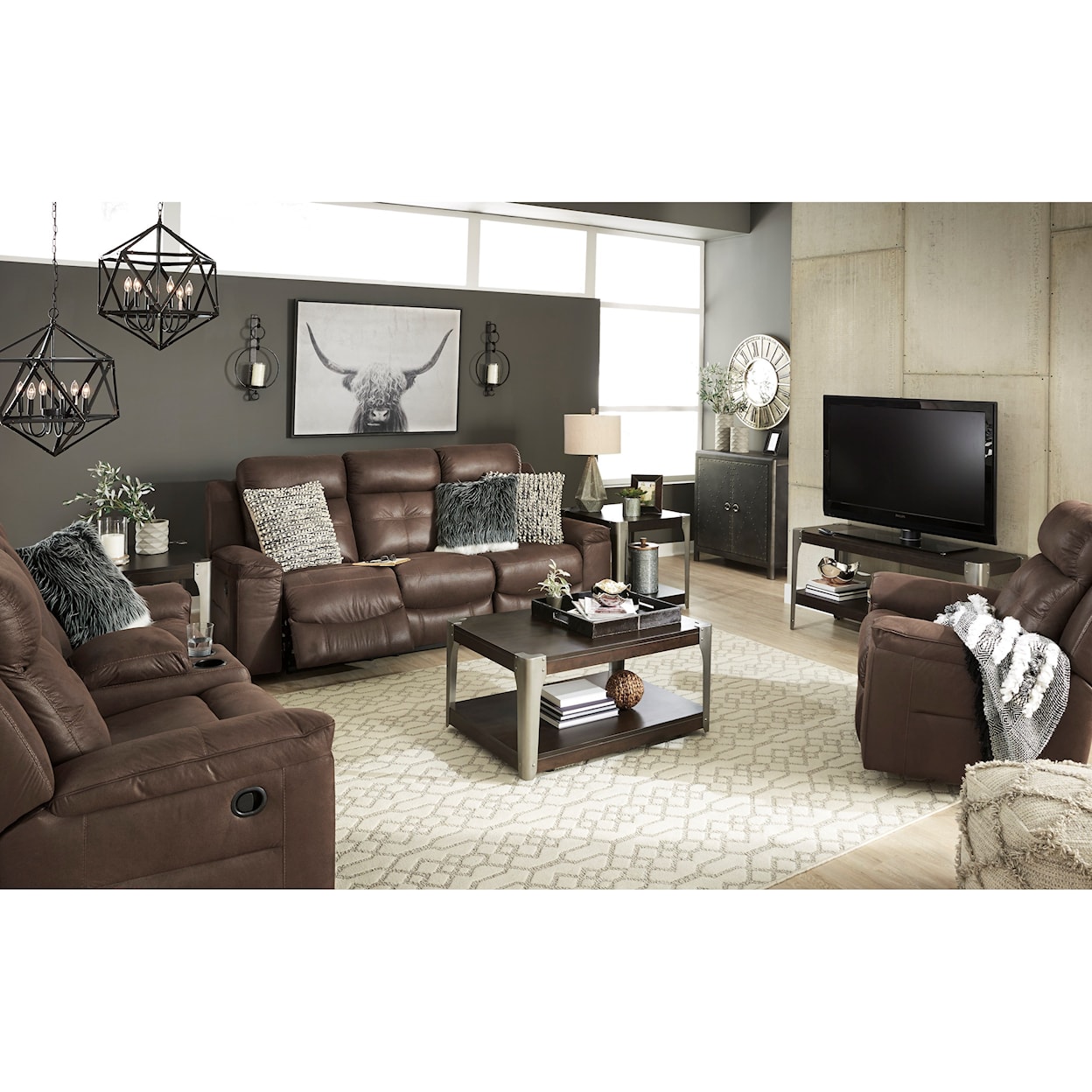 Signature Design by Ashley Jesolo Reclining Living Room Group