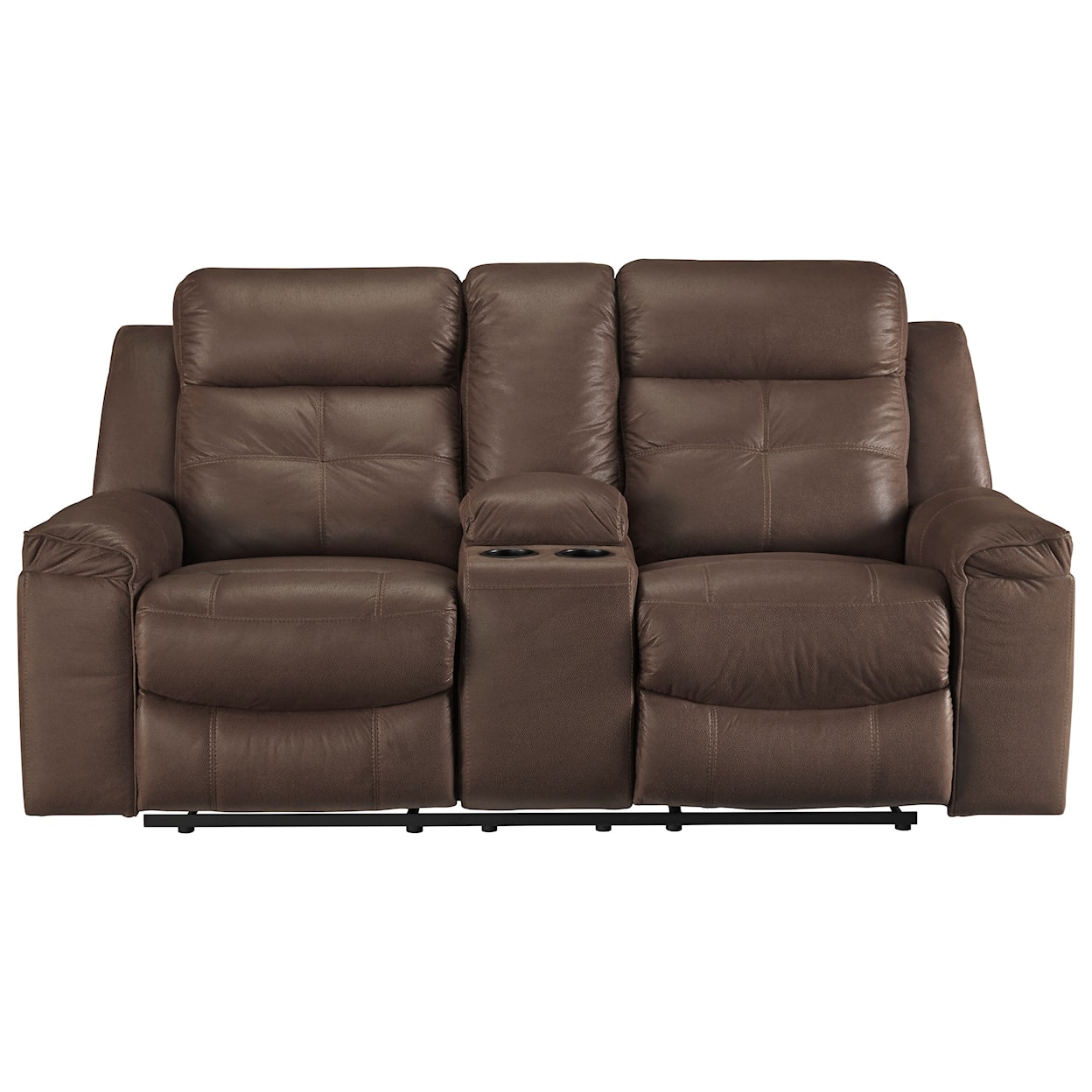 Signature Design by Ashley Jesolo Double Reclining Loveseat with Console